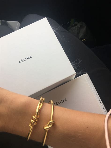 celine knot bracelet replica|Celine bracelet size chart.